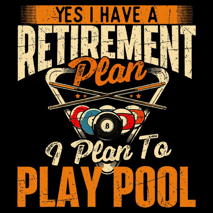 Retirement Plan Play Pool Billiard Player Sports City Backpack