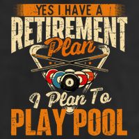 Retirement Plan Play Pool Billiard Player Sports Adult Drive Performance Visor