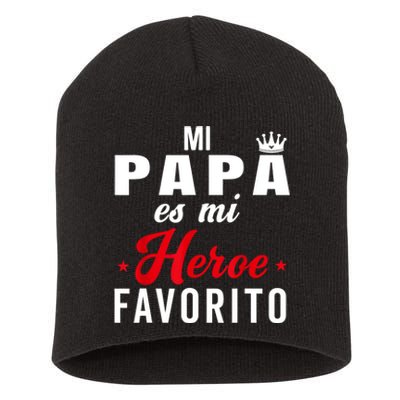 Regalos Para Papa Dia Del Padre Camiseta Mejor Papa Mundo Short Acrylic Beanie