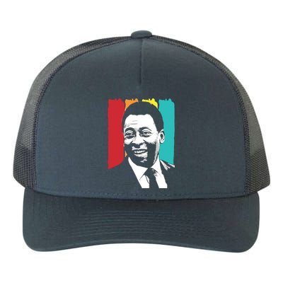 Rip Pele , Pele Vintage Tee, Brazil Pele , Pele Legend Soccer Player Yupoong Adult 5-Panel Trucker Hat