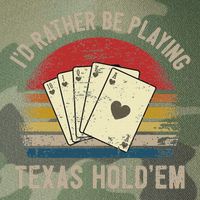 Retro Poker Player Texas HoldEm Poker Game Royal Flush Legacy Tie Dye Trucker Hat