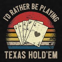 Retro Poker Player Texas HoldEm Poker Game Royal Flush Ladies PosiCharge Tri-Blend Wicking Tank