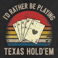 Retro Poker Player Texas HoldEm Poker Game Royal Flush Cool Comfort Performance Bucket Hat