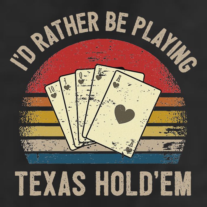Retro Poker Player Texas HoldEm Poker Game Royal Flush Cool Comfort Performance Bucket Hat