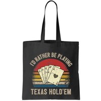 Retro Poker Player Texas HoldEm Poker Game Royal Flush Bag