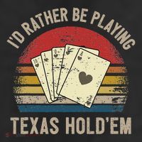 Retro Poker Player Texas HoldEm Poker Game Royal Flush 25L Jumbo Tote