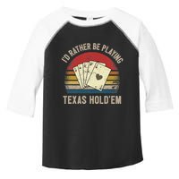 Retro Poker Player Texas HoldEm Poker Game Royal Flush Toddler Fine Jersey T-Shirt