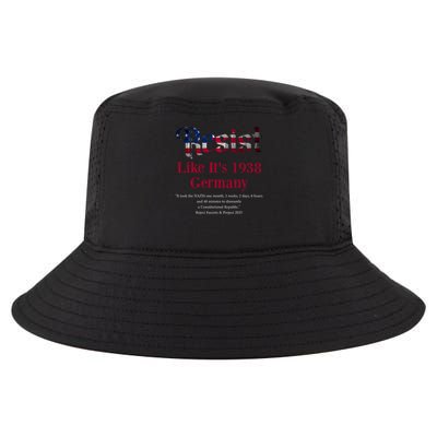 Resist Pritker Quote Germany 1938 Reject Fascism And Project Cool Comfort Performance Bucket Hat