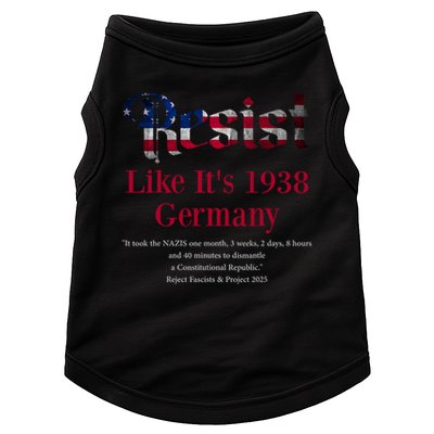 Resist Pritker Quote Germany 1938 Reject Fascism And Project Doggie Tank