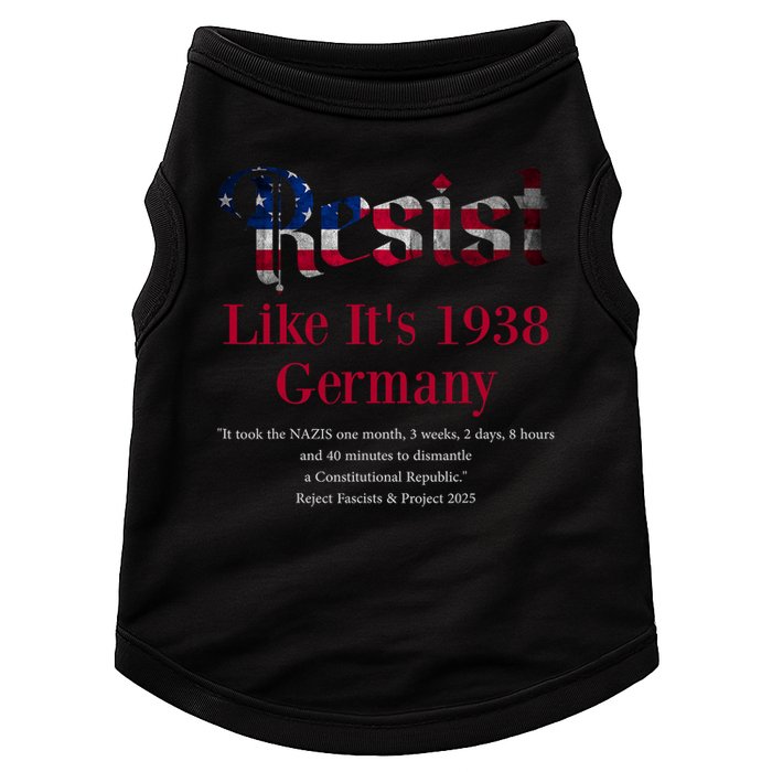 Resist Pritker Quote Germany 1938 Reject Fascism And Project Doggie Tank