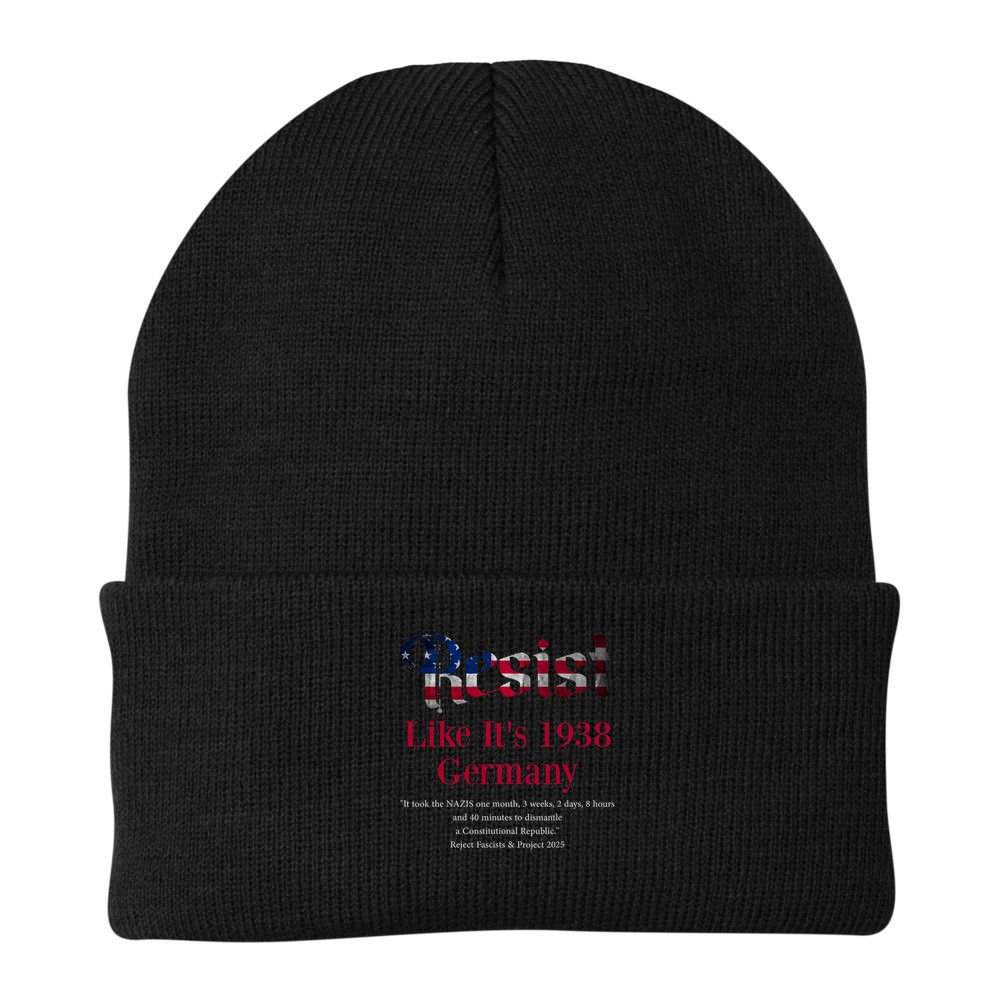Resist Pritker Quote Germany 1938 Reject Fascism And Project Beanie