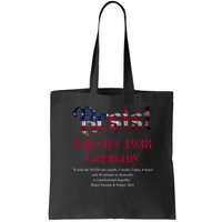 Resist Pritker Quote Germany 1938 Reject Fascism And Project Bag
