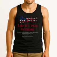 Resist Pritker Quote Germany 1938 Reject Fascism And Project Tank Top