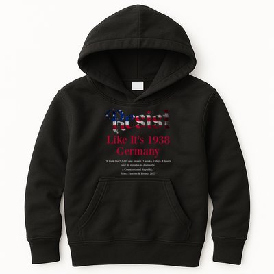 Resist Pritker Quote Germany 1938 Reject Fascism And Project Kids Hoodie