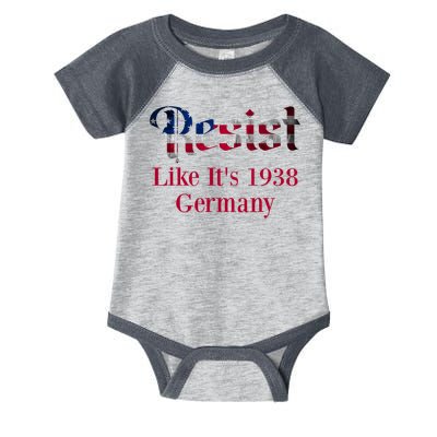 Resist Pritker Quote Germany 1938 Reject Fascism And Project Infant Baby Jersey Bodysuit