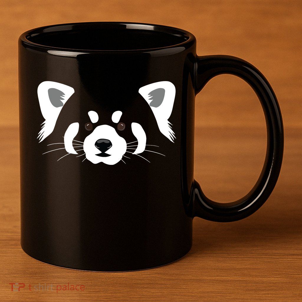 Red Panda 11oz C Handle Ceramic Mug