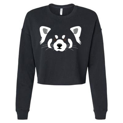 Red Panda Cropped Pullover Crew