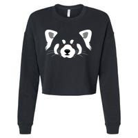 Red Panda Cropped Pullover Crew