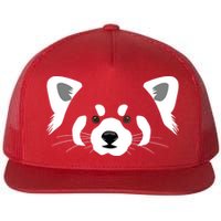 Red Panda Flat Bill Trucker Hat