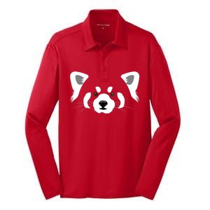 Red Panda Silk Touch Performance Long Sleeve Polo