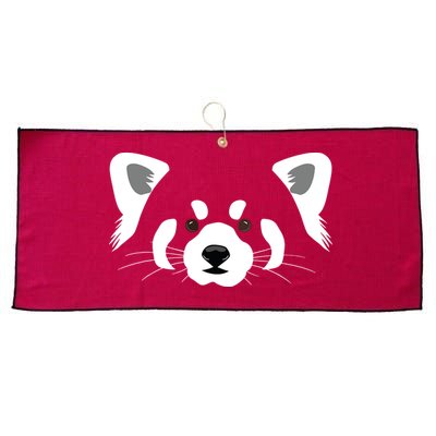 Red Panda Large Microfiber Waffle Golf Towel