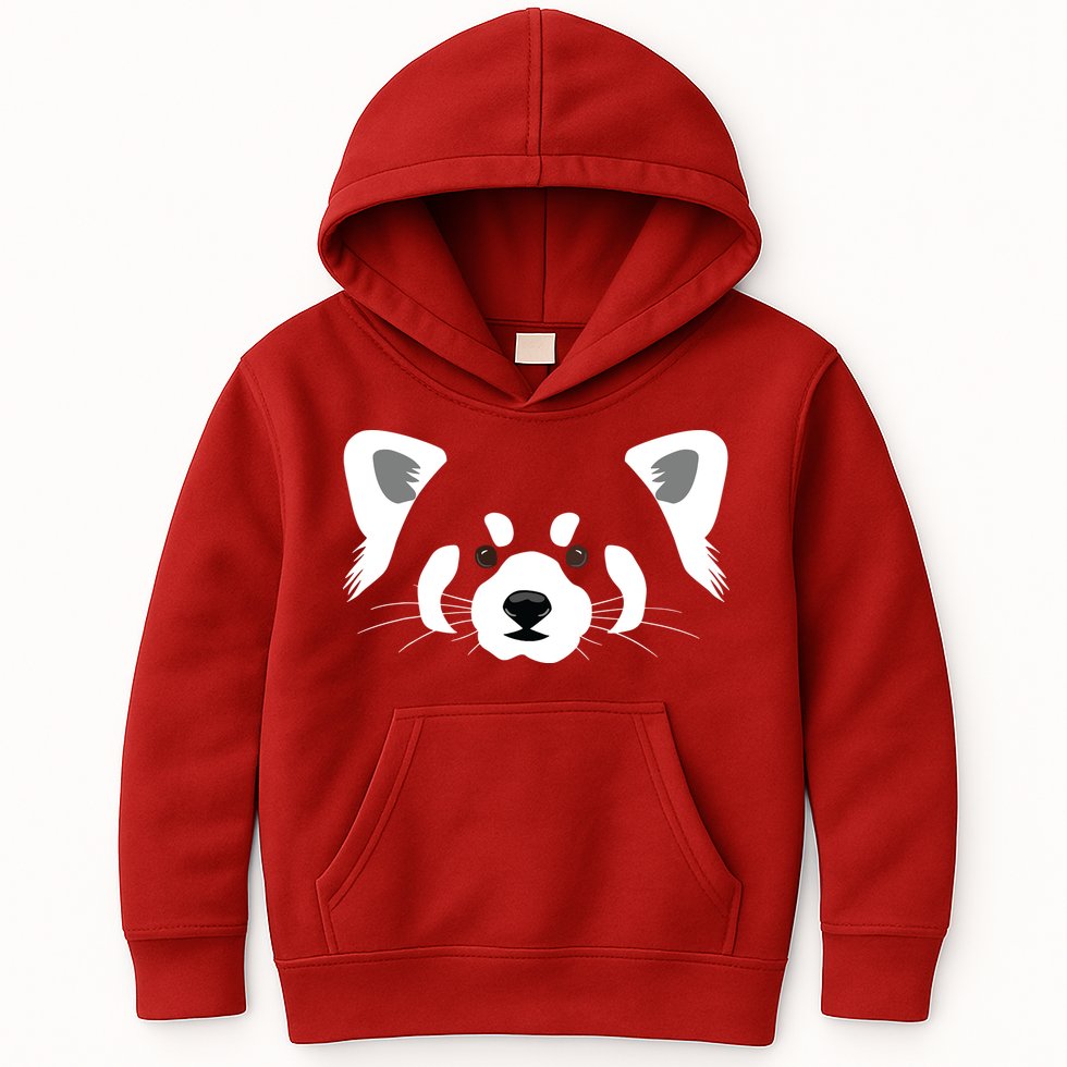 Red Panda Kids Hoodie