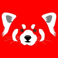 Red Panda Short Acrylic Beanie