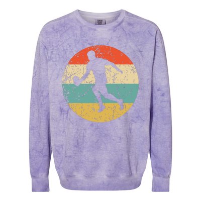 Rugby Player Retro Style Sports Colorblast Crewneck Sweatshirt