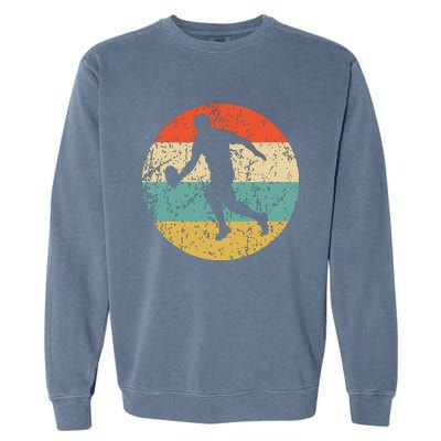 Rugby Player Retro Style Sports Garment-Dyed Sweatshirt