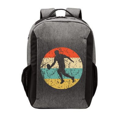 Rugby Player Retro Style Sports Vector Backpack