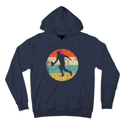 Rugby Player Retro Style Sports Hoodie