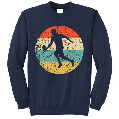 Rugby Player Retro Style Sports Sweatshirt