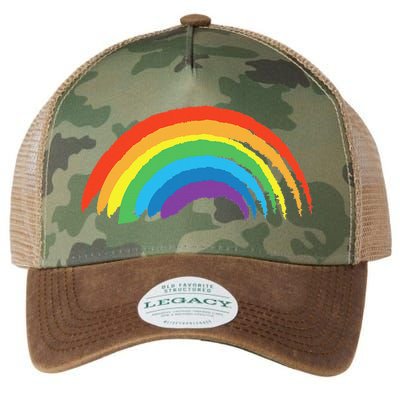 Rainbow Pride Retro Legacy Tie Dye Trucker Hat