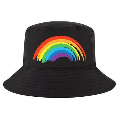 Rainbow Pride Retro Cool Comfort Performance Bucket Hat