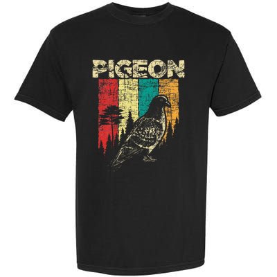 Retro Pigeon Racing Birdwatching Bird Lover Ornithologist Garment-Dyed Heavyweight T-Shirt