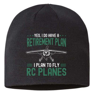 Rc Plane Retirement Plan Radio Controlled Airplane Sustainable Beanie