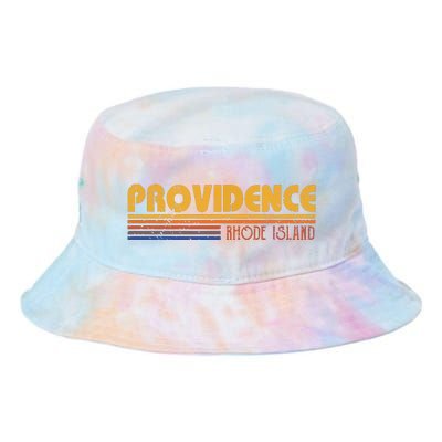 Retro Providence Rhode Island Tie Dye Newport Bucket Hat