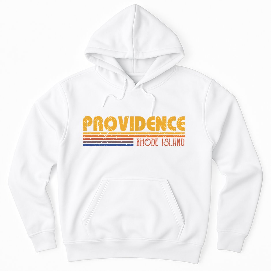 Retro Providence Rhode Island Hoodie