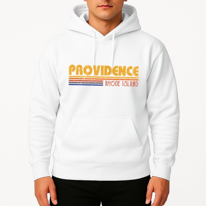 Retro Providence Rhode Island Hoodie