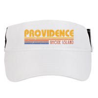 Retro Providence Rhode Island Adult Drive Performance Visor