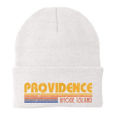 Retro Providence Rhode Island Beanie