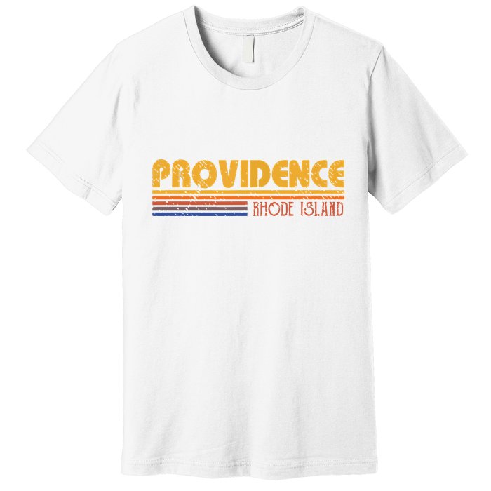 Retro Providence Rhode Island Premium T-Shirt