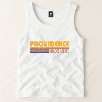 Retro Providence Rhode Island Tank Top