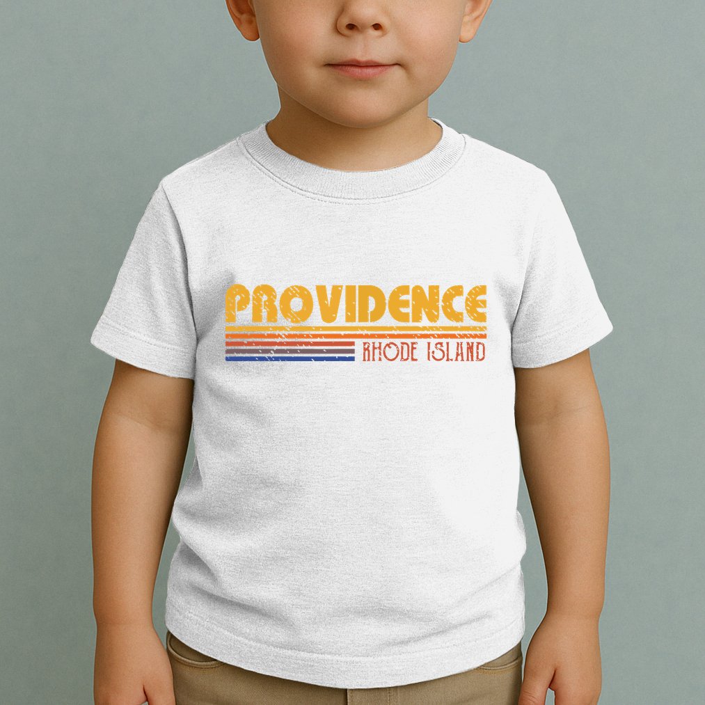 Retro Providence Rhode Island Toddler T-Shirt