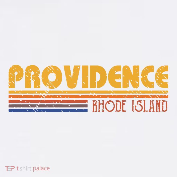Retro Providence Rhode Island Short Acrylic Beanie