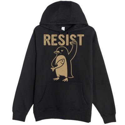 Resist Penguin Premium Pullover Hoodie