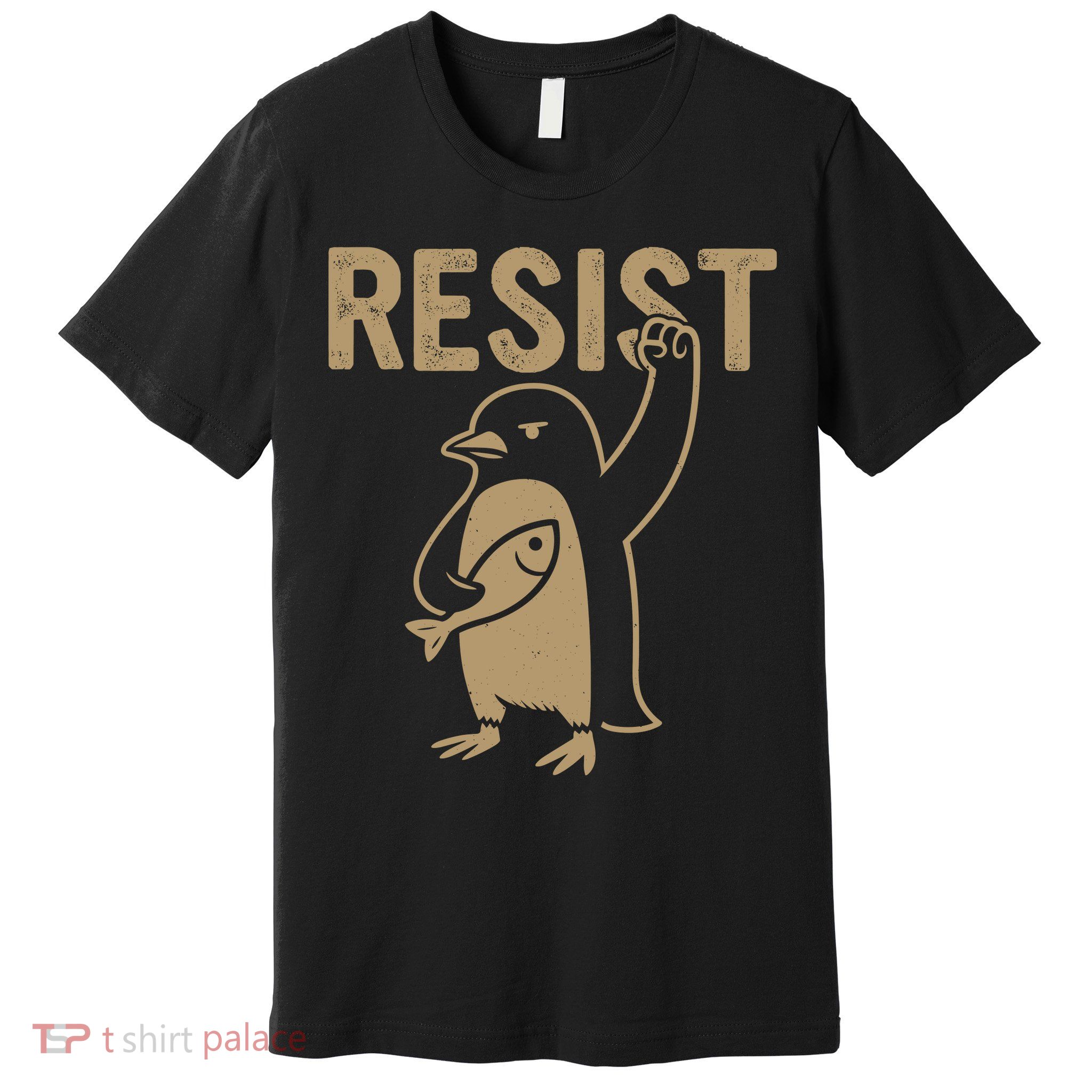 Resist Penguin Premium T-Shirt