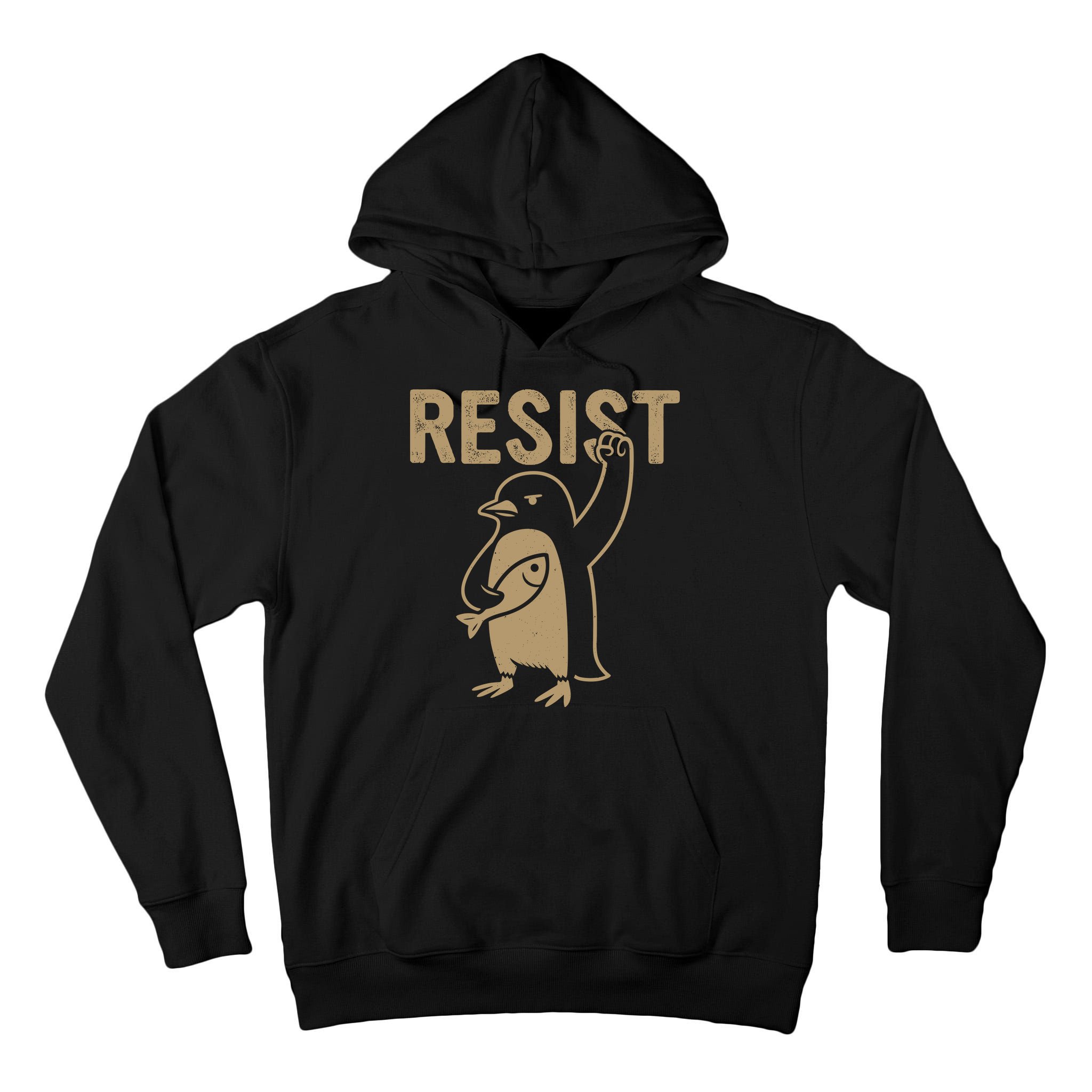 Resist Penguin Tall Hoodie