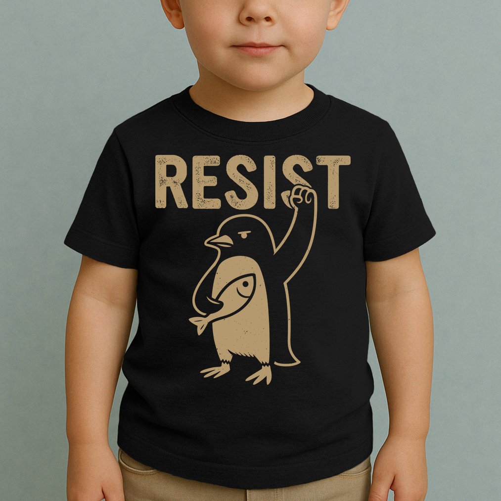 Resist Penguin Toddler T-Shirt