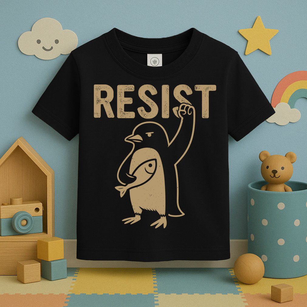 Resist Penguin Toddler T-Shirt